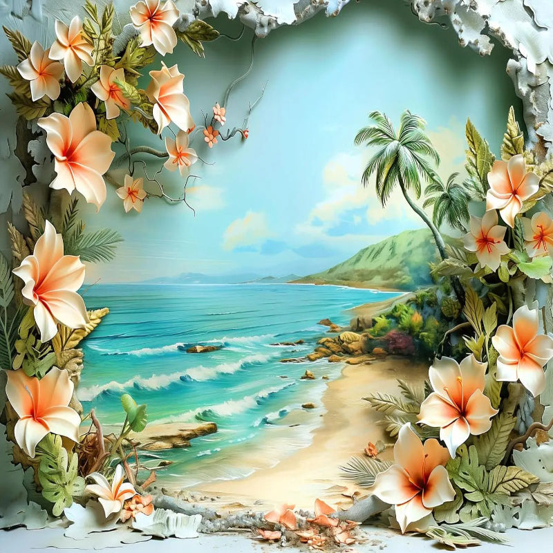 puzzle plage d'Hawaï I boutique1one 75X50cm 1000p