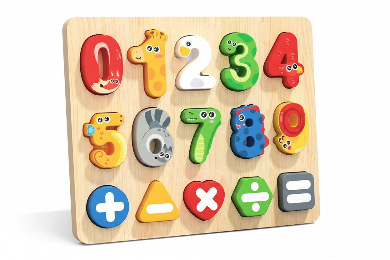 puzzle pour apprendre les chiffres et les lettres 3 ans I boutique1one NB175C1