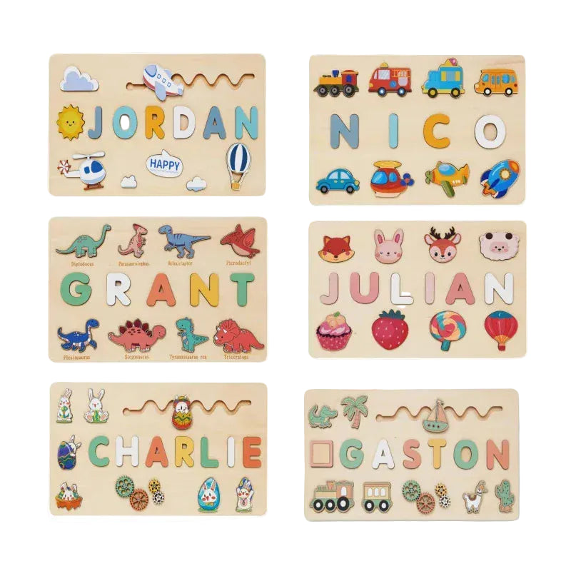puzzle pour enfant avec prénom personnalisé
