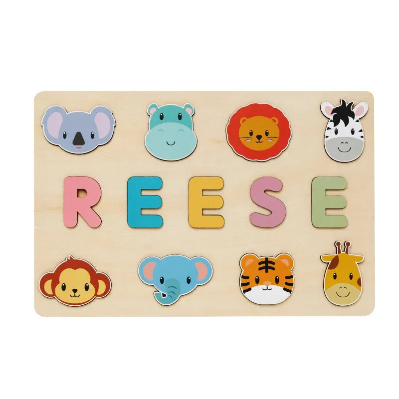 puzzle pour enfant avec prénom personnalisé Elephant (1-9letter) / CHINA