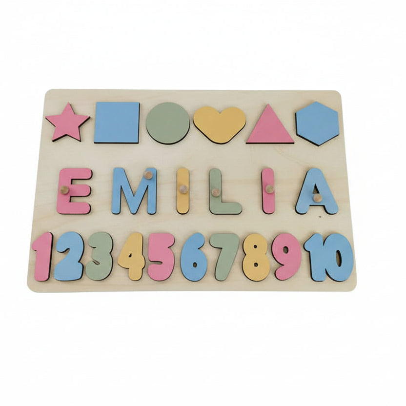 puzzle pour enfant avec prénom personnalisé Shape (1-9letter) 1 / CHINA