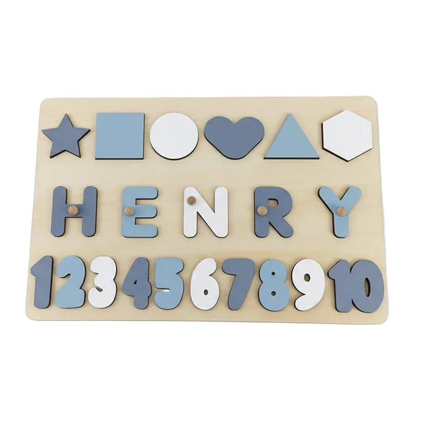 puzzle pour enfant avec prénom personnalisé Shape (1-9letter) / CHINA