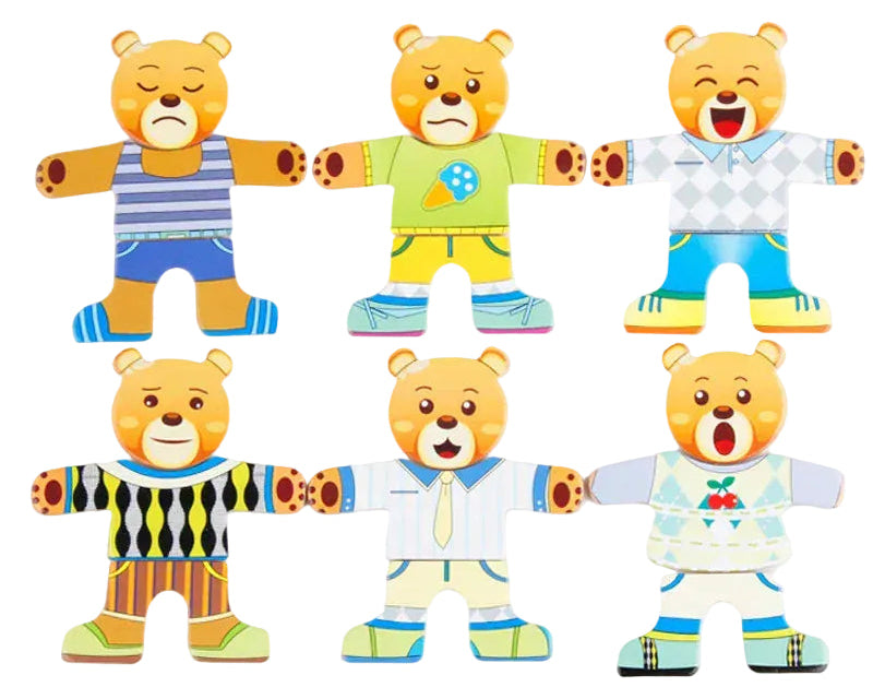 puzzle pour mettre les vêtements des petits ours I boutique1one