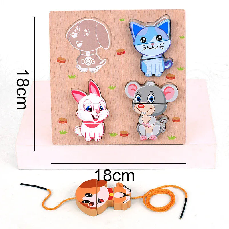 puzzle pour motricité fine I boutique1one Animals style