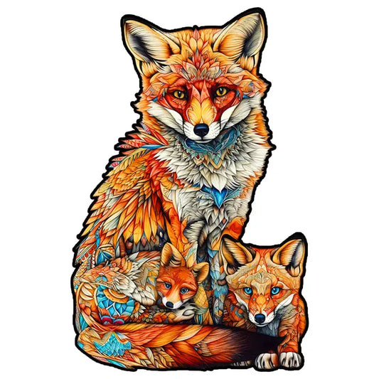 puzzle réaliste renard tortue et autres I boutique1one TT-HULI-31-A3