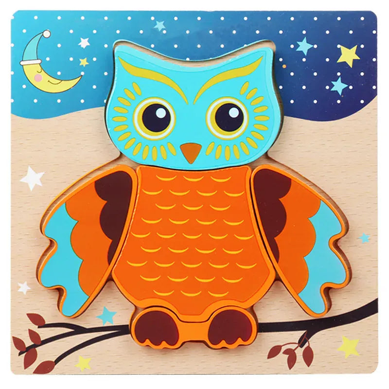 puzzle relief animaux I boutique1one owl