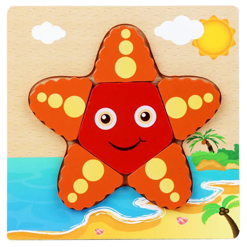 puzzle relief animaux I boutique1one starfish