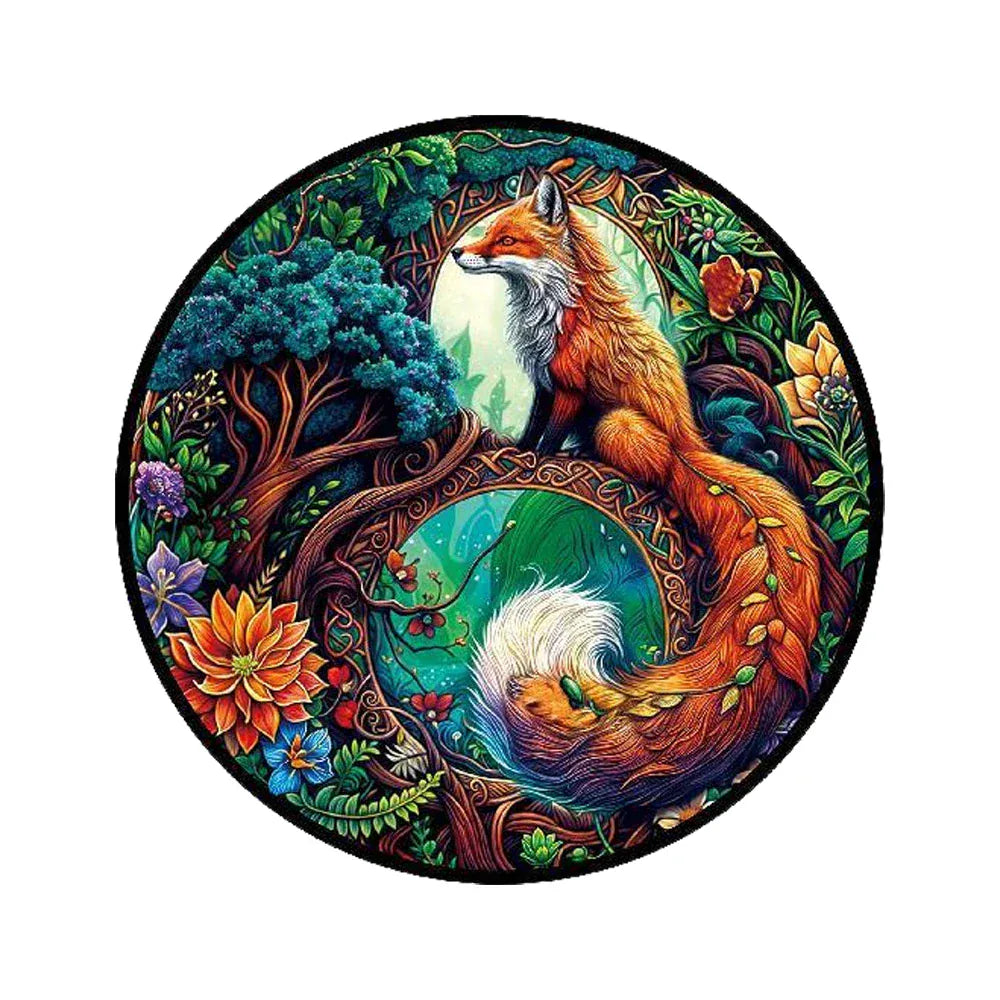 puzzle rond d'animaux marins et autres