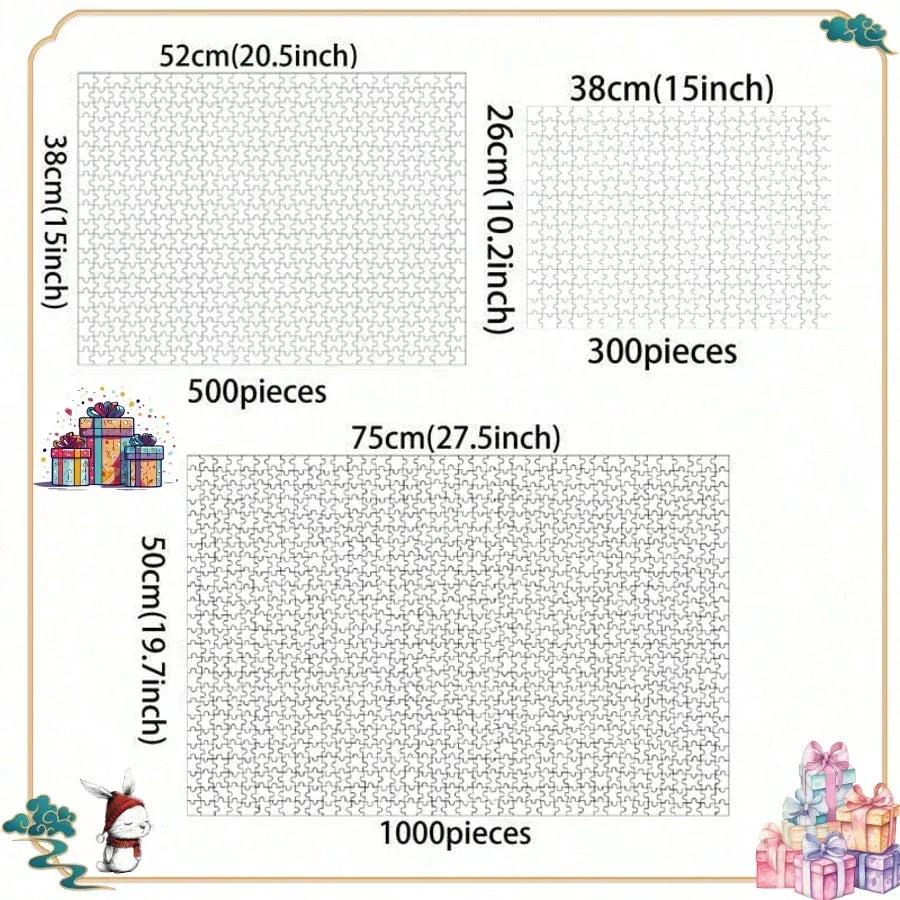 puzzle rond d'animaux marins et autres I boutique1one