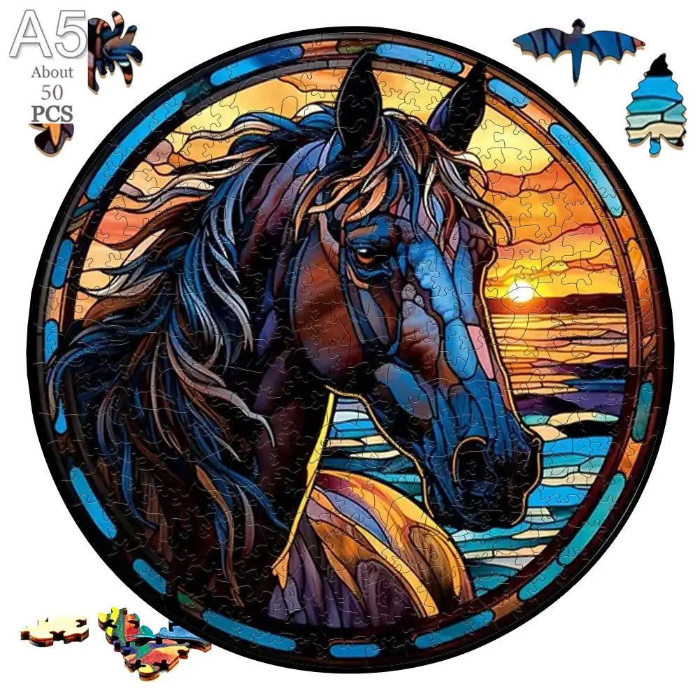 puzzle rond d'animaux marins et autres TT-YPAN-3813-A5