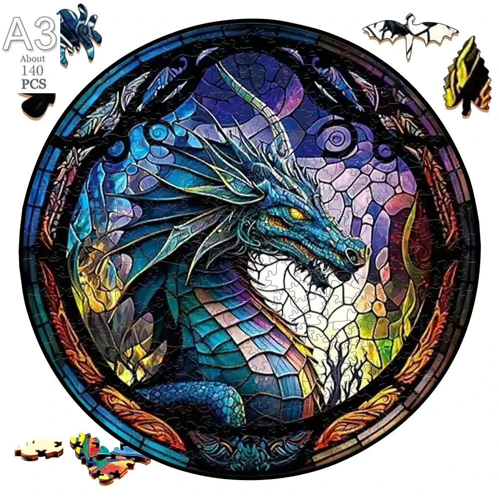 puzzle rond d'animaux marins et autres TT-YPAN-3954-A3