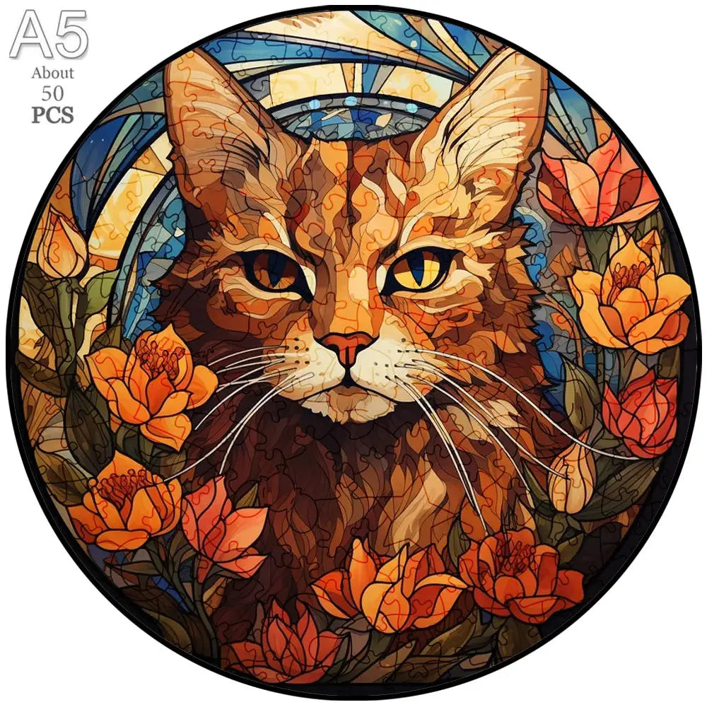 puzzle rond d'animaux marins et autres TT-YPAN-6043-A5