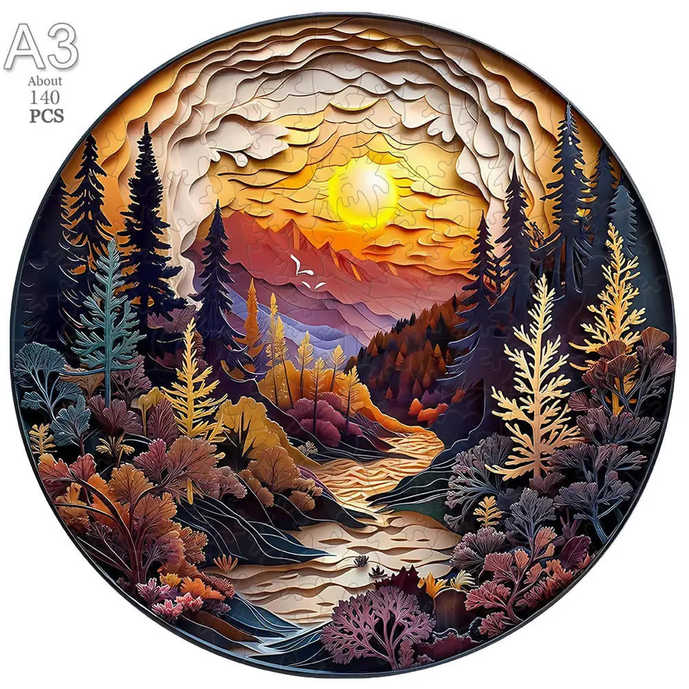 puzzle rond d'animaux marins et autres TT-YPAN-6341-A3