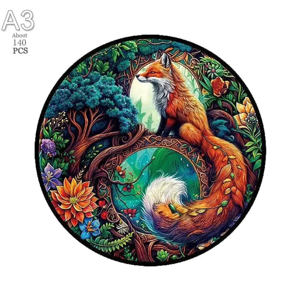 puzzle rond d'animaux marins et autres TT-YPAN-M387-A3