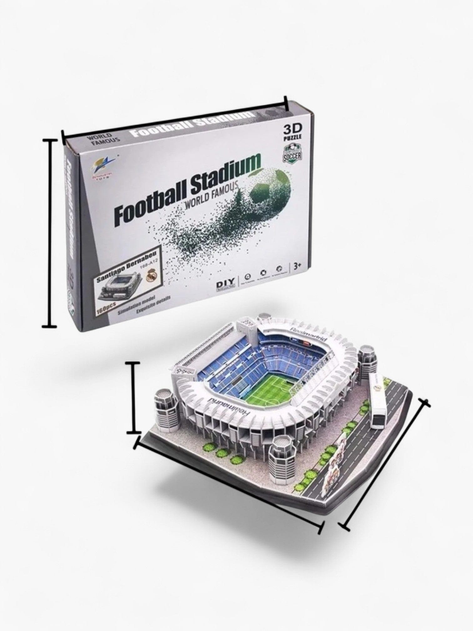 puzzle stade de foot d'Espagne et d'Angleterre I boutique1one