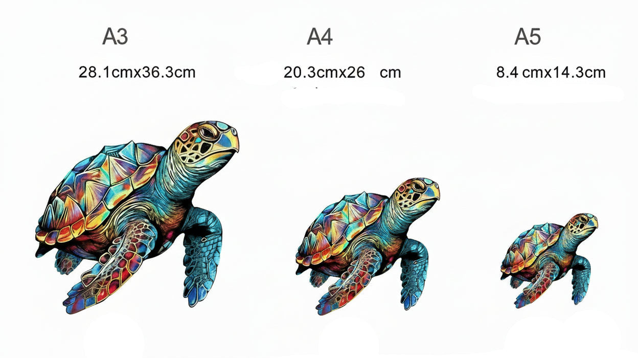 puzzle tortue de forme originale I boutique1one