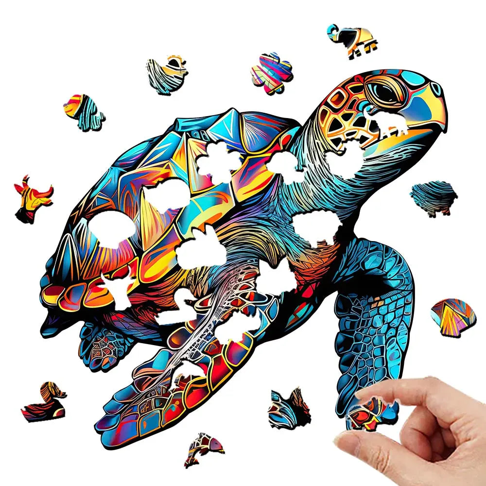 puzzle tortue de forme originale I boutique1one