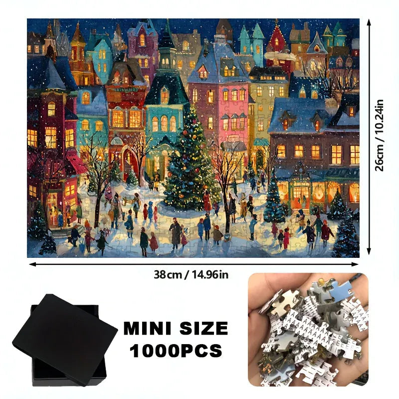puzzle village de noël I boutique1one COLORFUL