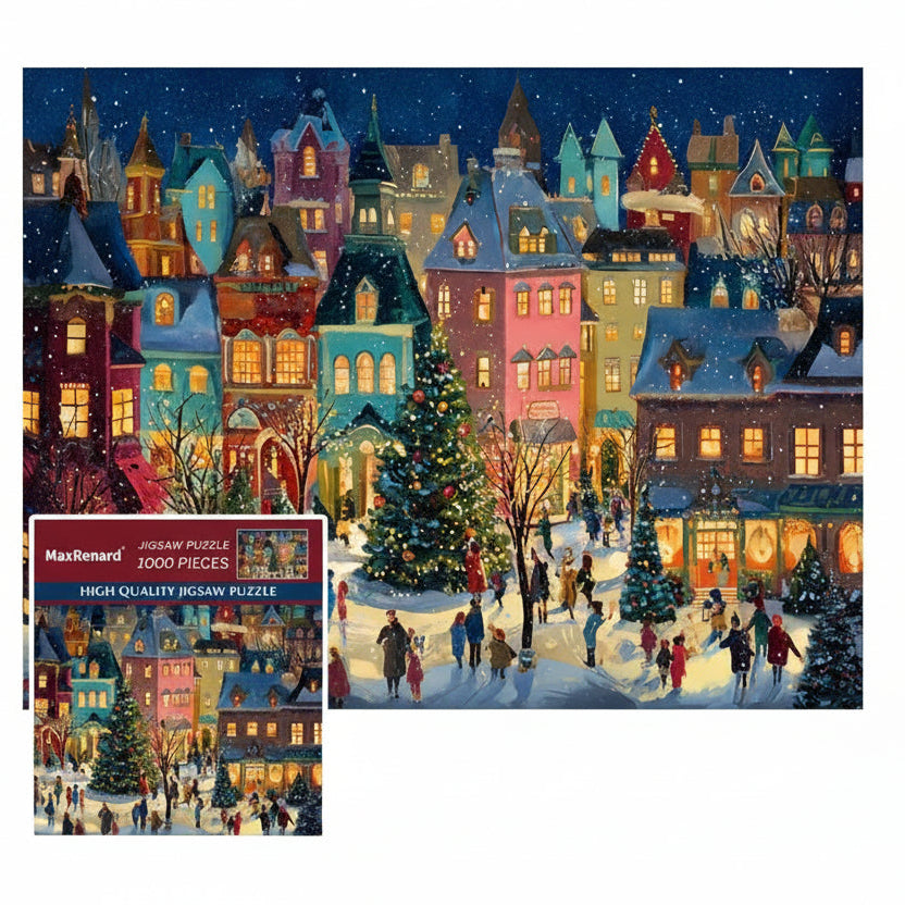 puzzle village de noël I boutique1one COLORFUL