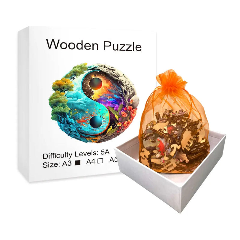 puzzle yin et yang coloré I boutique1one