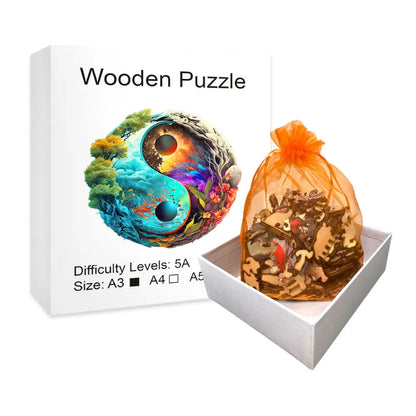 puzzle yin et yang coloré I Full Puzzle