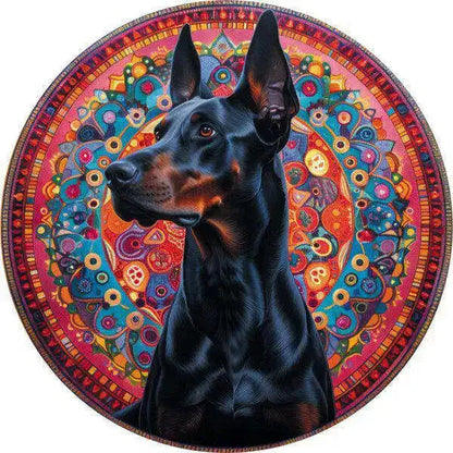 puzzles formes originales animaux I Full Puzzle A5-50 PCS DOBERMAN