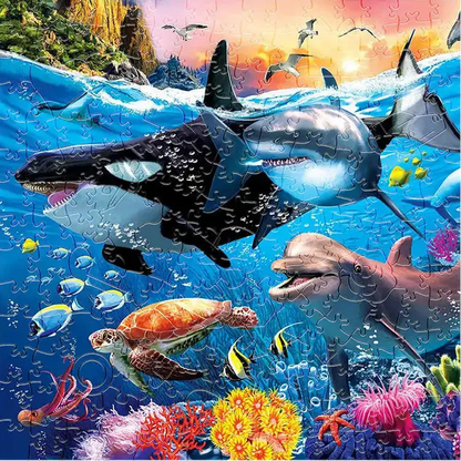 puzzles formes originales animaux I Full Puzzle A3-140 PCS ORQUE