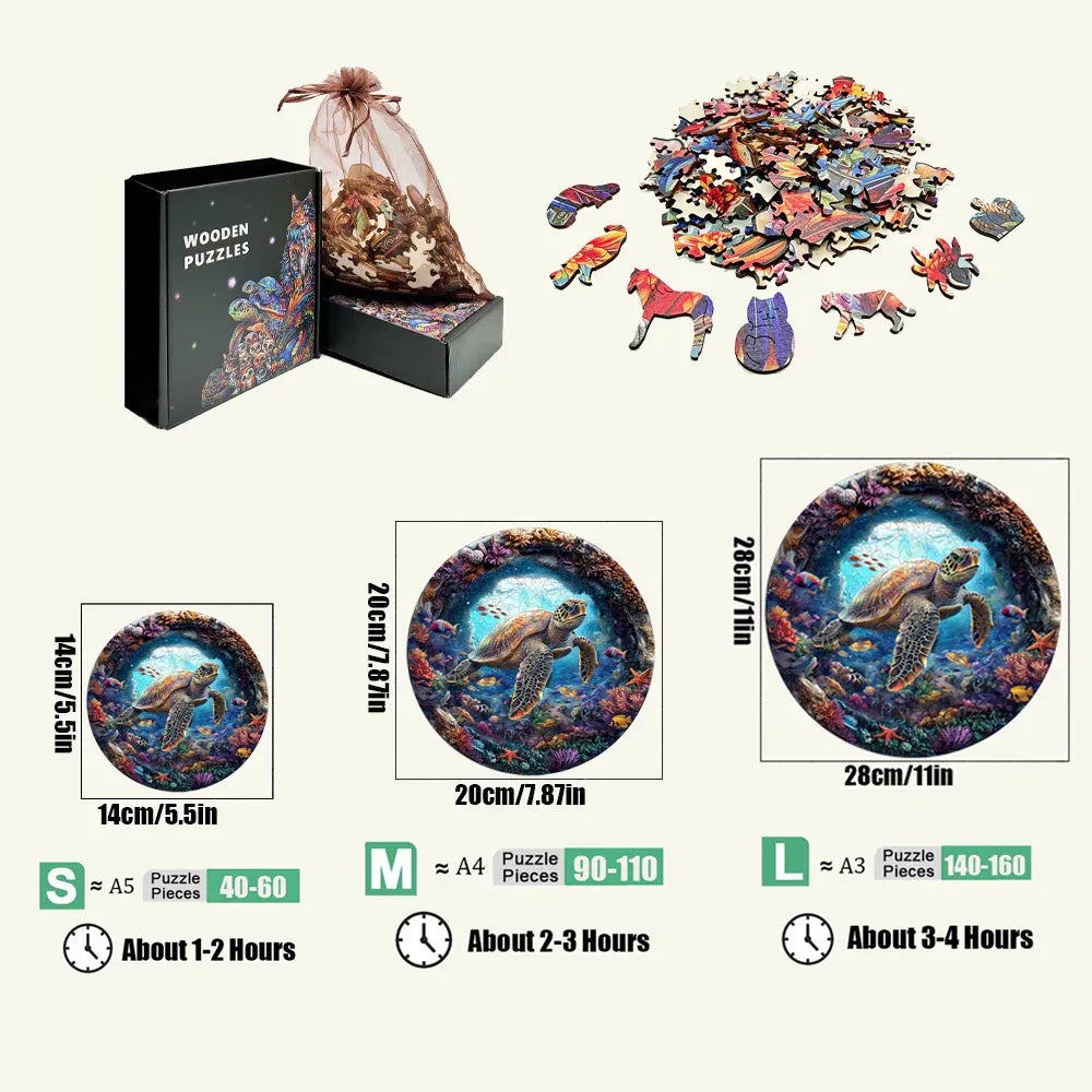 puzzles ronds d'animaux et Paris I boutique1one