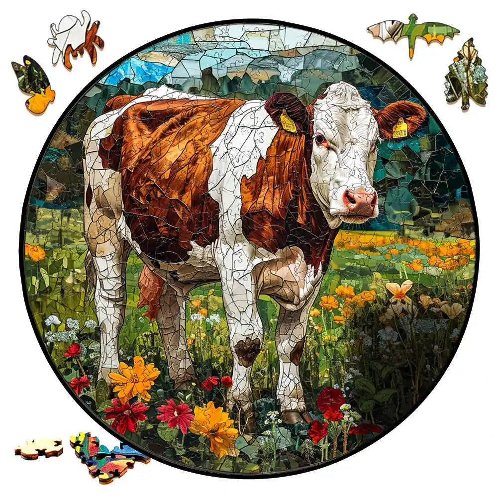 puzzles ronds d'animaux et Paris I boutique1one TT-YPAN-4036-A5