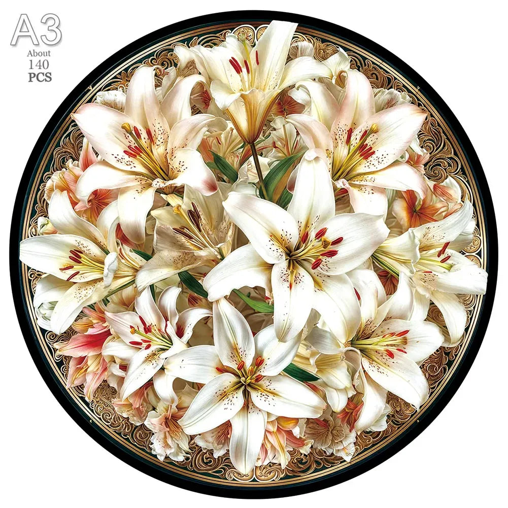 puzzles ronds d'animaux et Paris I boutique1one TT-YPAN-M535-A3