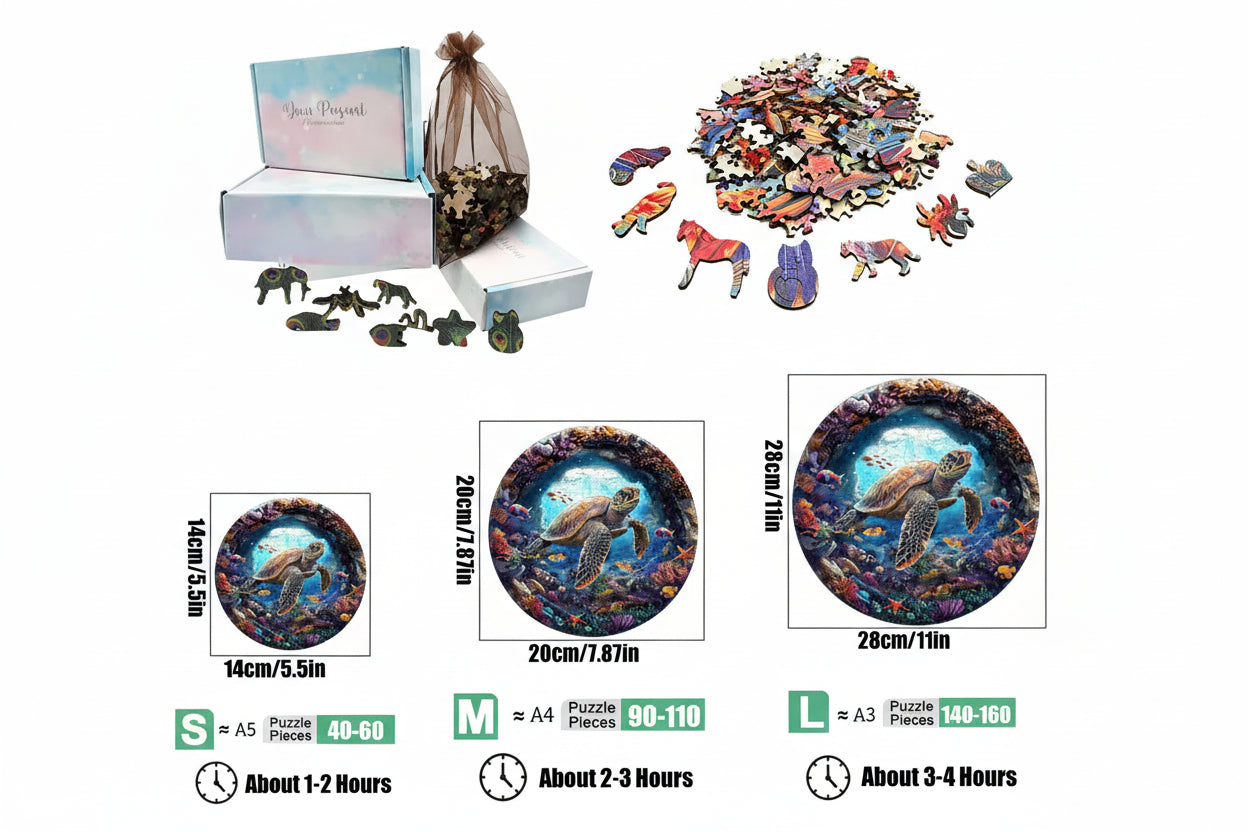 puzzles ronds d'animaux I boutique1one