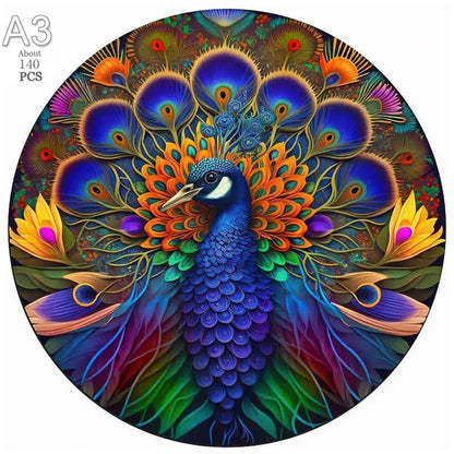 puzzles ronds d'animaux et Paris I Full Puzzle A3 PAON