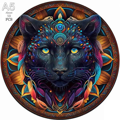 puzzles ronds d'animaux et Paris I Full Puzzle A5 FELIN