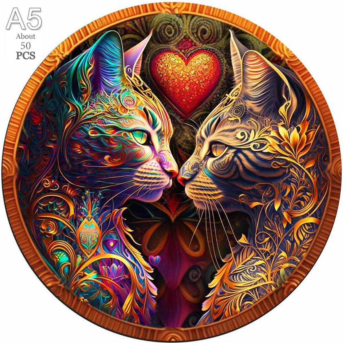 puzzles ronds d'animaux I boutique1one TT-YPAN-166-A5