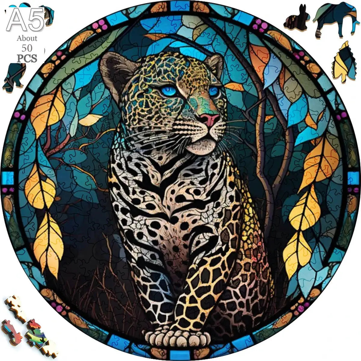 puzzles ronds d'animaux I boutique1one TT-YPAN-3264-A5