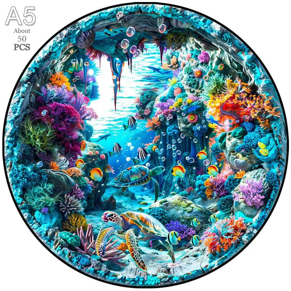 puzzles ronds d'animaux I boutique1one TT-YPAN-6169-A5