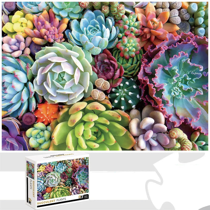 puzzles ronds I boutique1one Succulent Plants